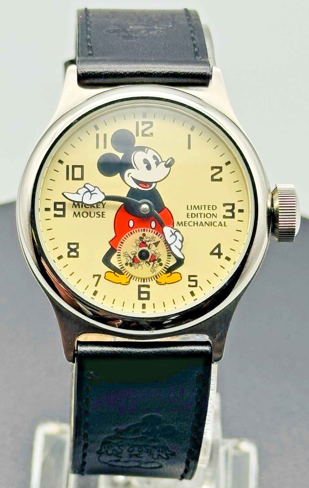 Vintage Disney Watch Shareholder Mickey Mouse Mechanical 1933 Ingersoll Tribute