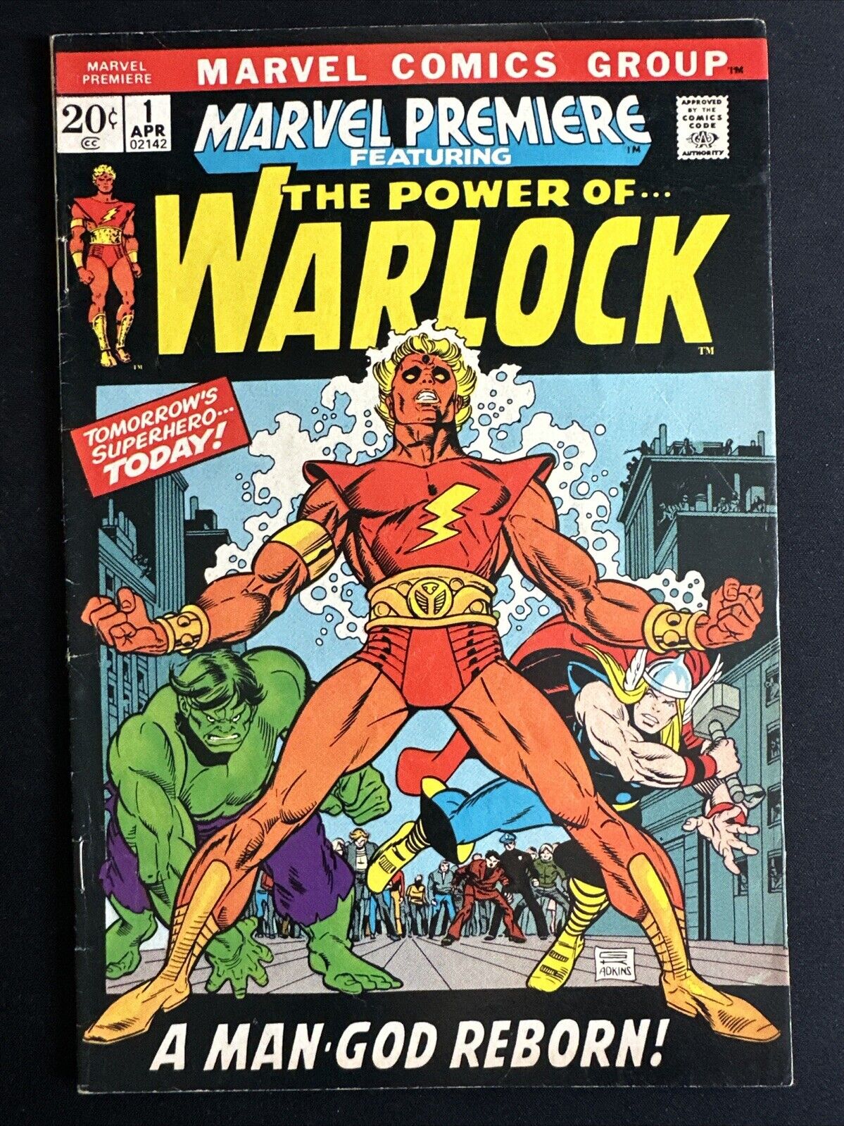 Marvel Premiere #1 The Power Of Warlock 1971 Marvel Comics Bronze Age  VG *A1