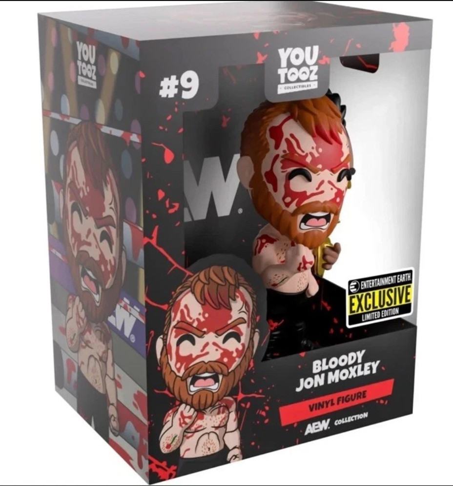 Youtooz AEW Jon Moxley Bloody Variant #9 LE Entertainment Earth Exclusive
