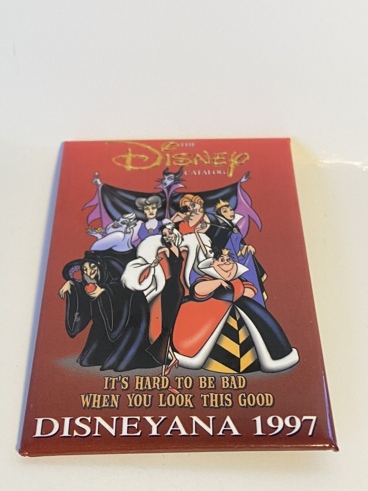1997 vintage Female Villain Disneyana Catalog original Promotional pin rare RARE
