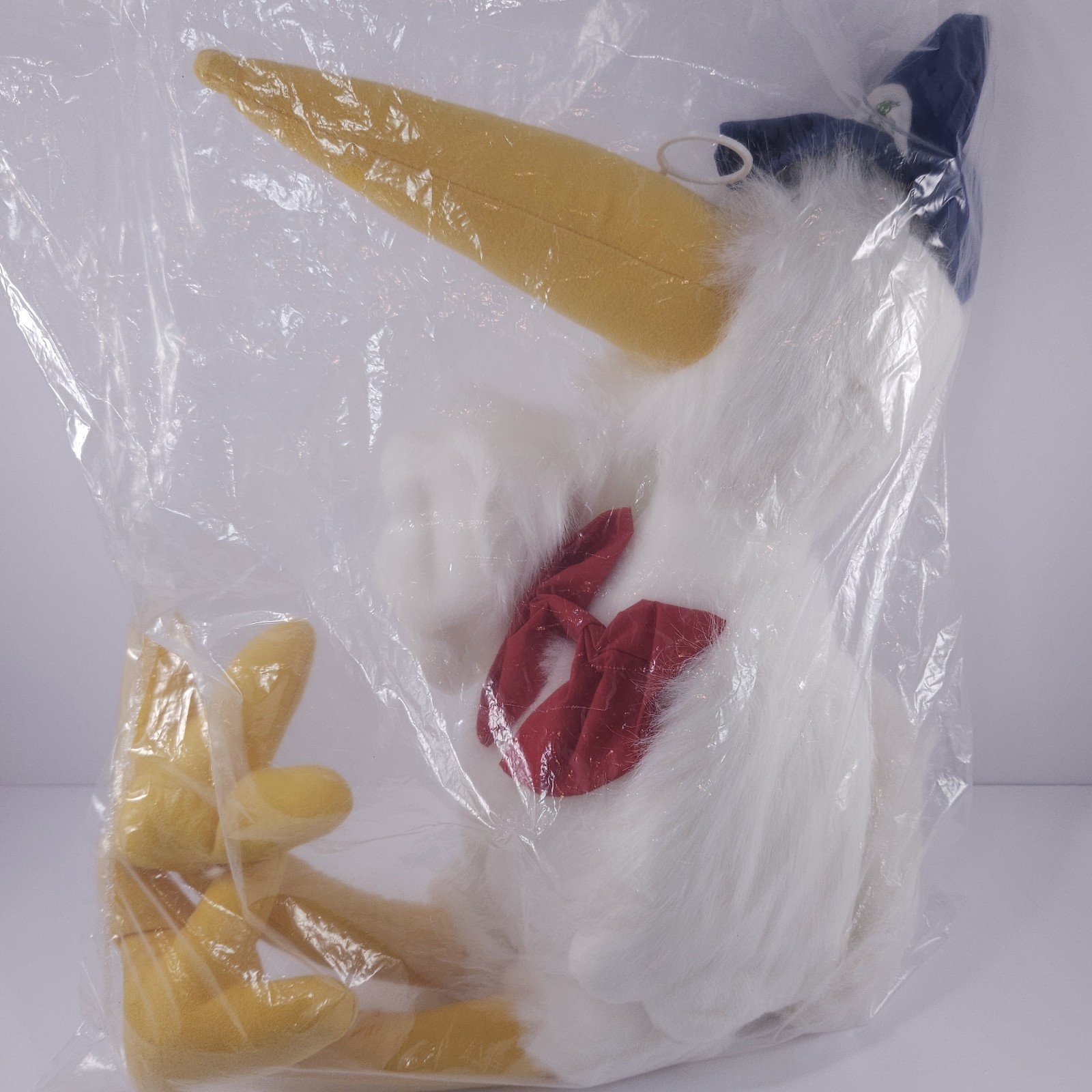 Stork, Stuffed Plush Toy Vlasic Pickle Ad Stork, SEALED, 1989 Korea Stork, Stuffed Plush Toy Vlasic Pickle Ad Stork, SEALED, 1989 Korea