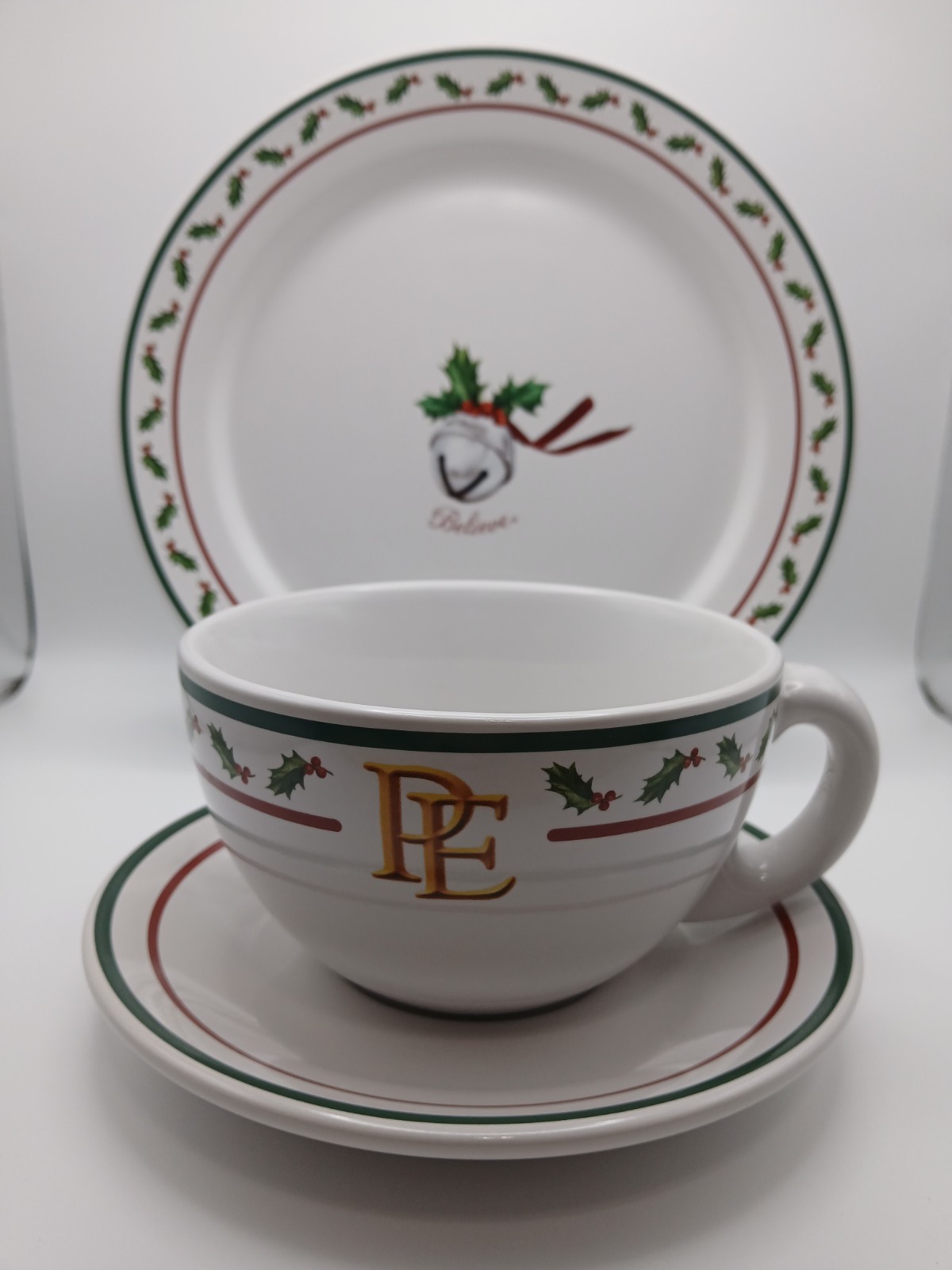 Hallmark Polar Express Hot Chocolate Cup Saucer & 10\