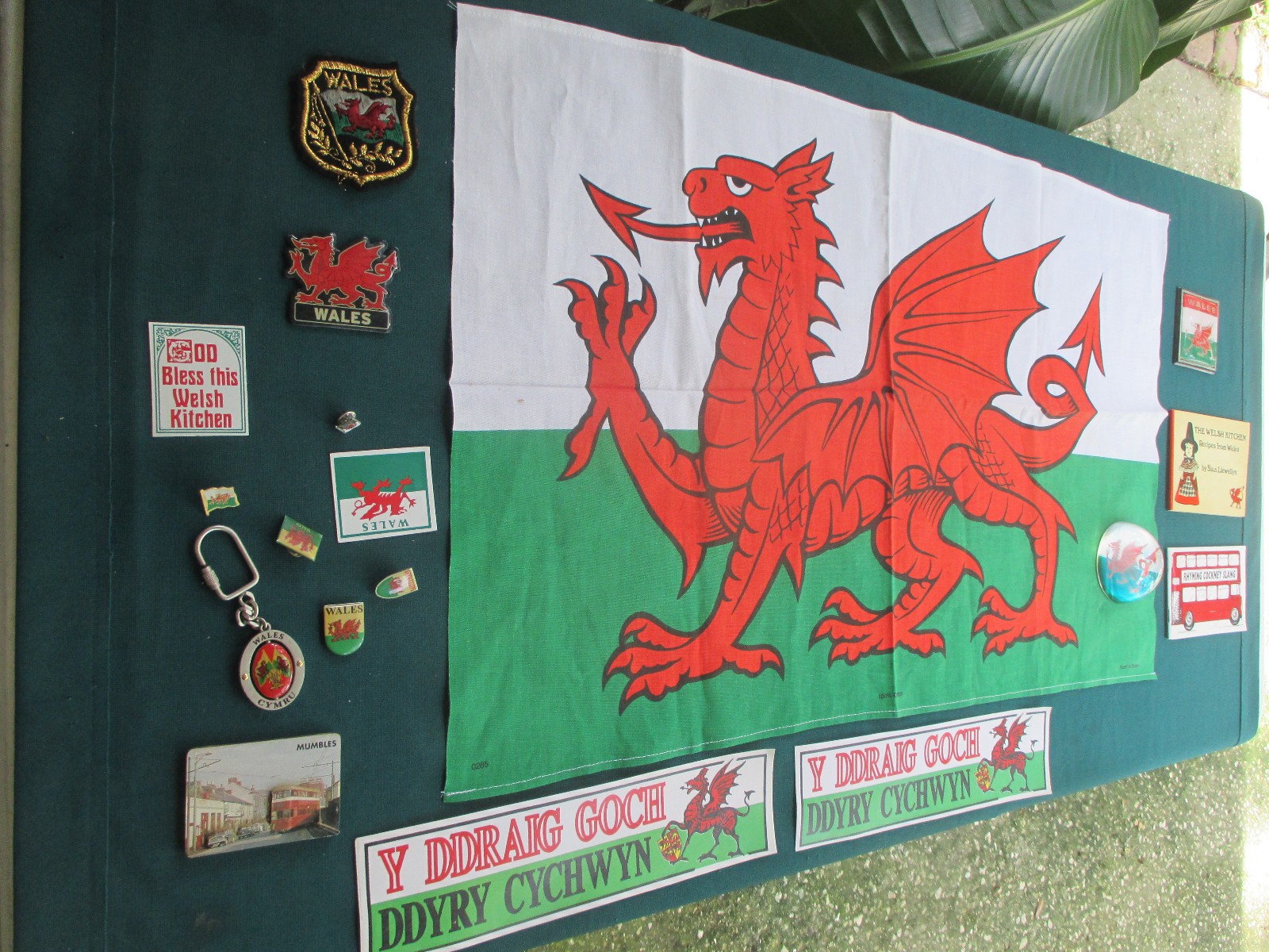 Vintage 1960s-1970's  Welsh  Souvenir cloth/ pins/ weight / magnets etc LOT