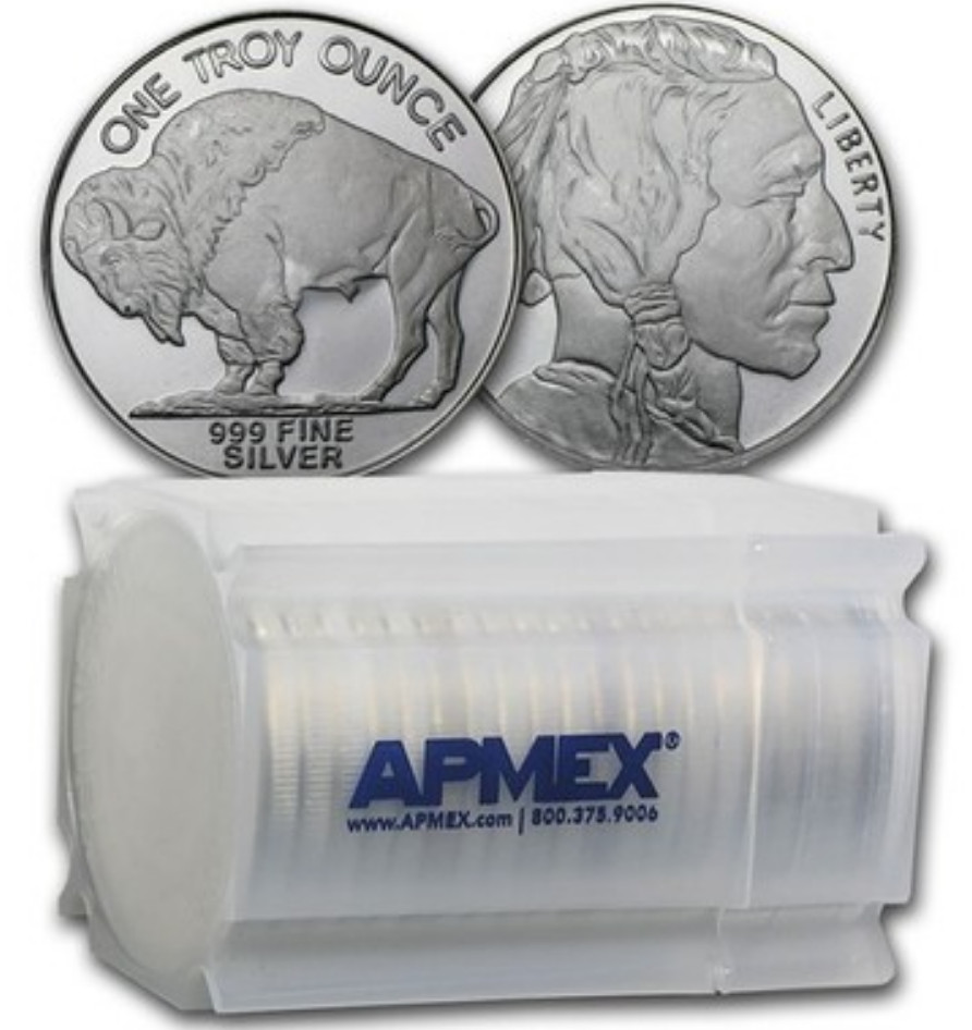 1 oz Siver Round Buffalo (Tube of 10) .999 Fine Siver
