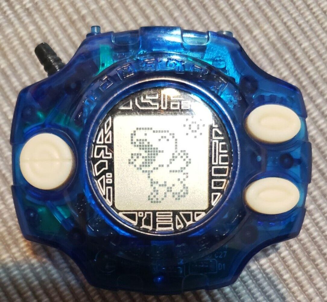 Digivice Yamato Color clear Blue Garurumon 1999 Digimon Adventure 