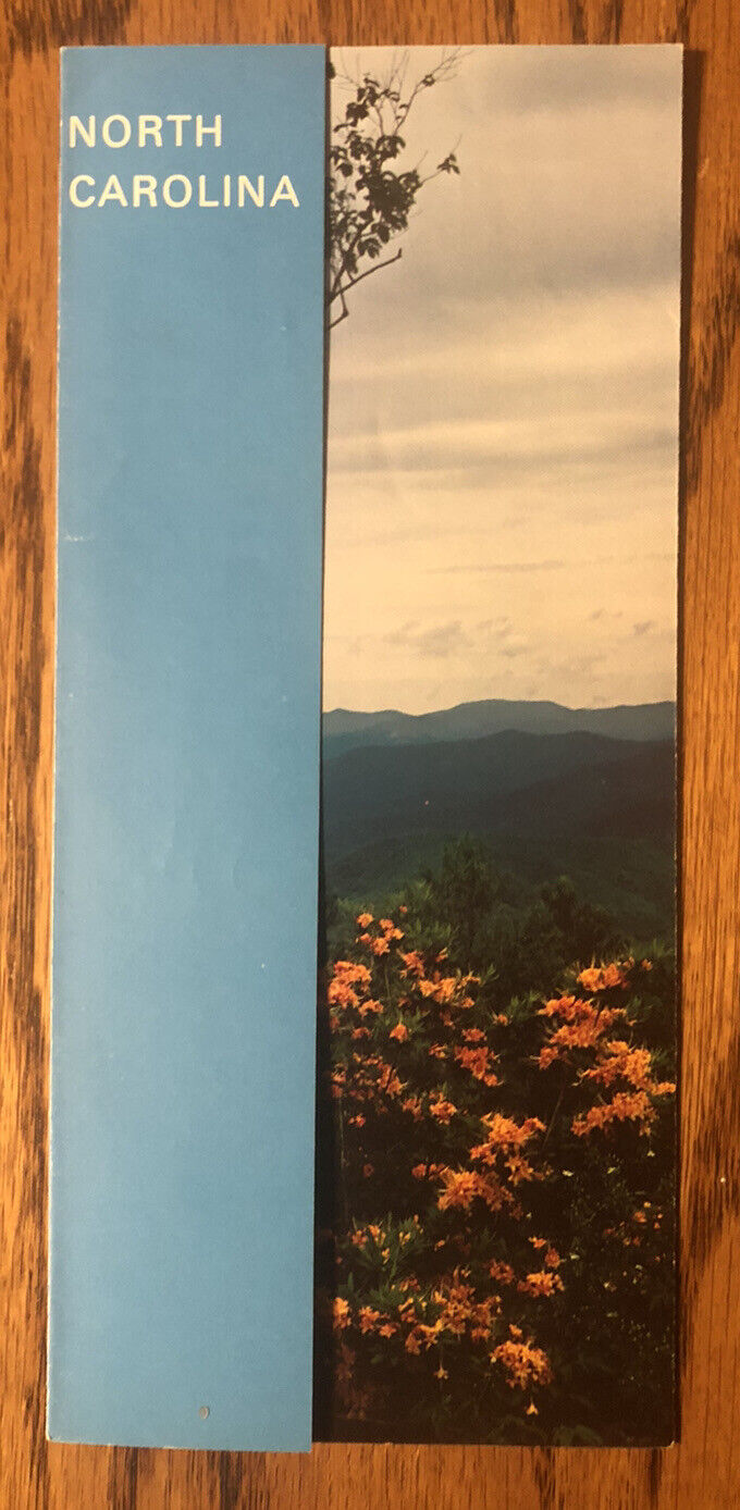 Vintage 1960’s/1970’s North Carolina Travel and Tourist Guide Brochure