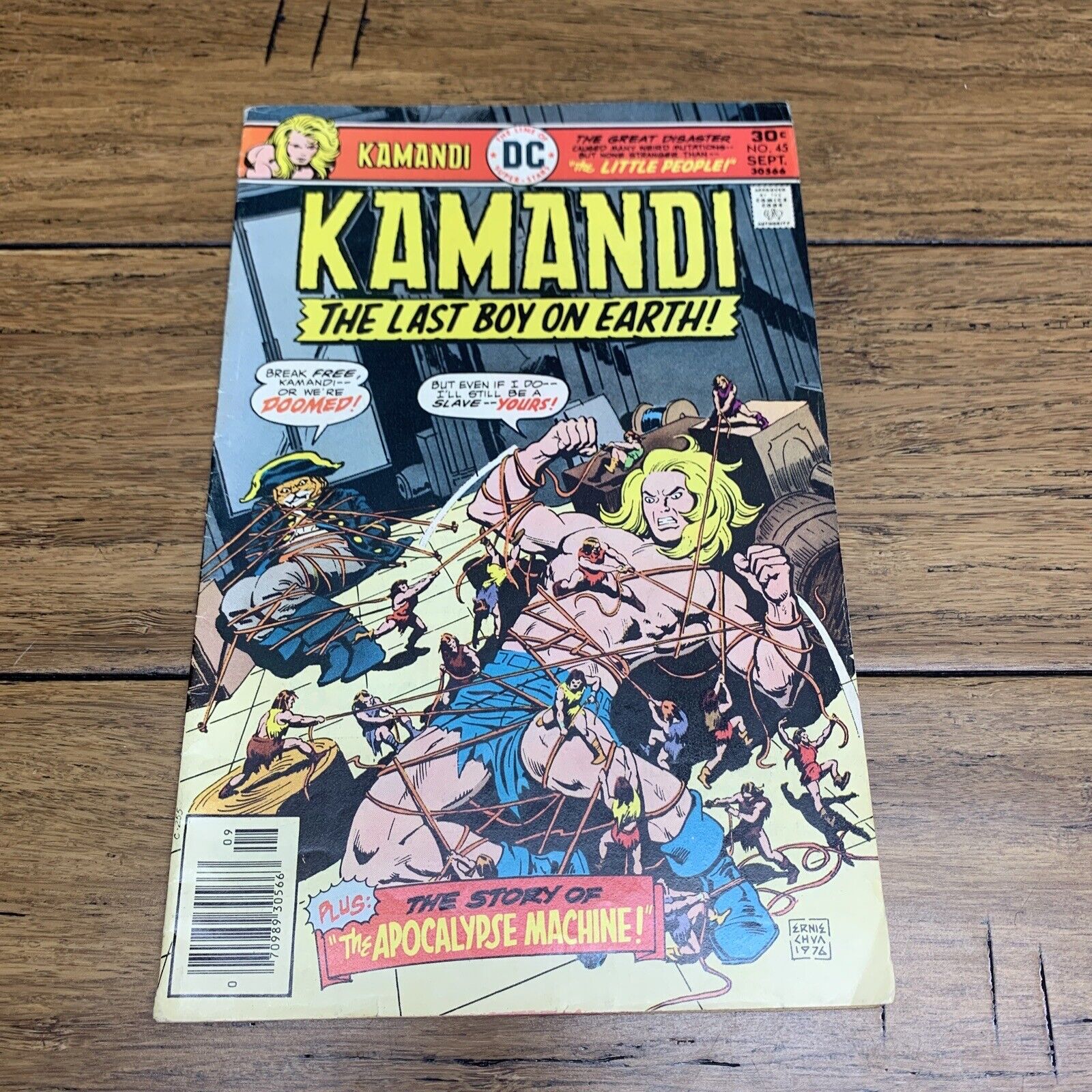 Vintage DC Comics - Kamandi The Last Boy On Earth #45 Jack Kirby, 1975 CV