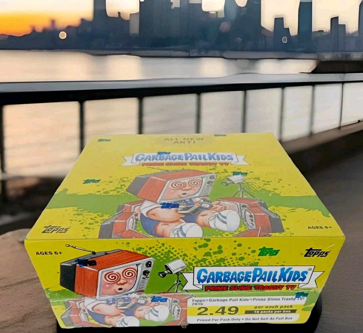 2016 Prime Slime Trashy TV GARBAGE PAIL KIDS NEW MINT FACTORY SEALED RETAIL BOX