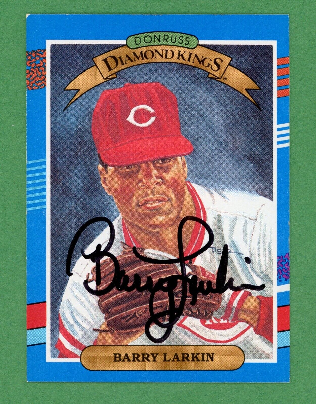 Barry Larkin MLB Baseball Signed Trading Card X8150