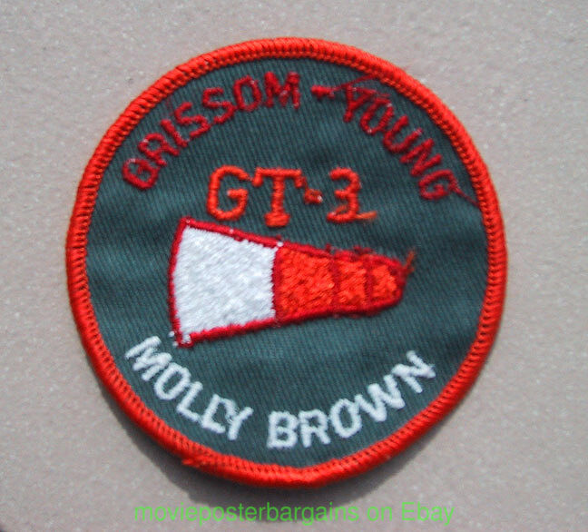 GEMINI GT-3 SPACE PROGRAM PATCH GRISSOM YOUNG