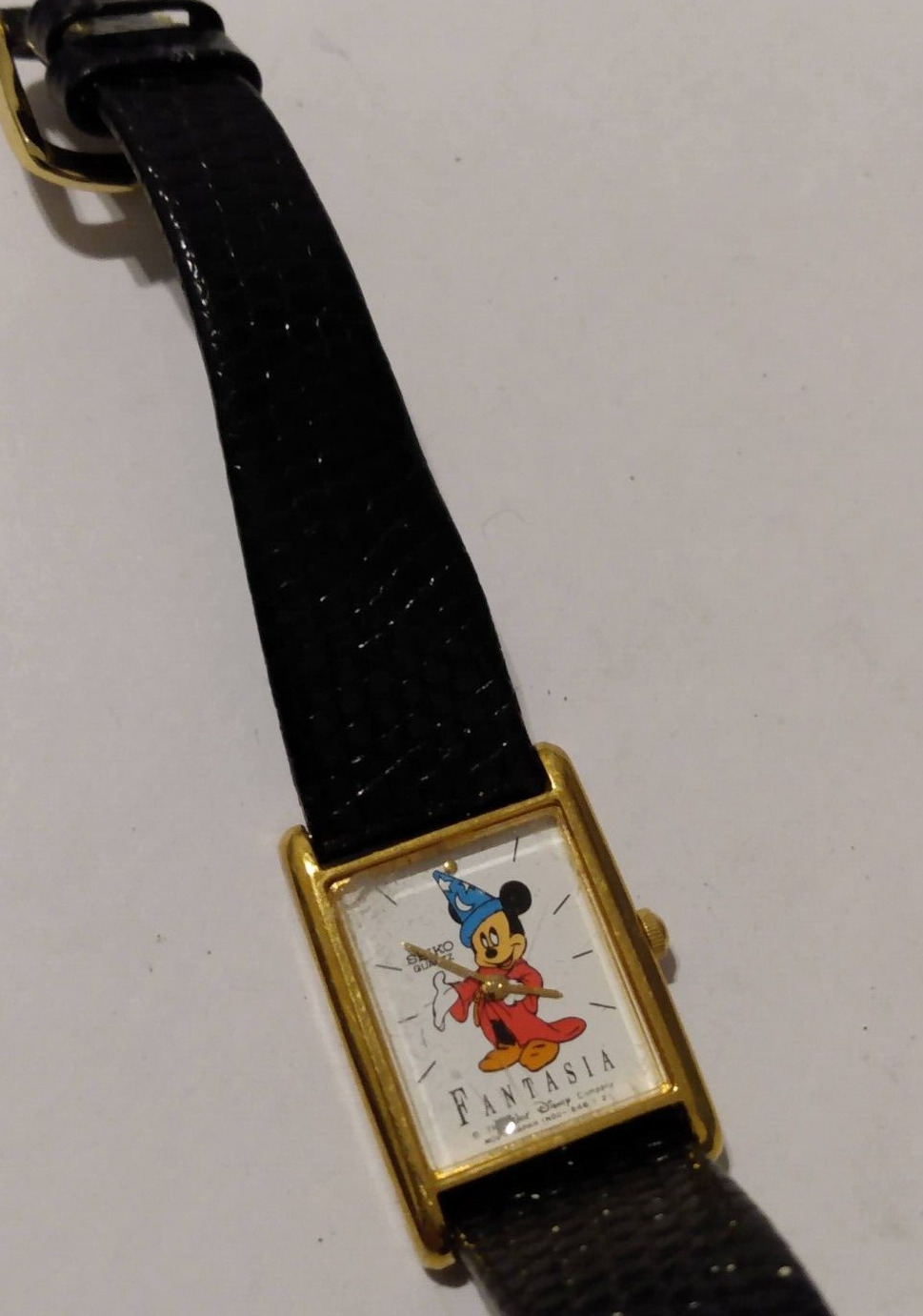 Seiko Walt Disney Fantasia Quartz Watch INOO-5B59 Nonworking Untested Damaged