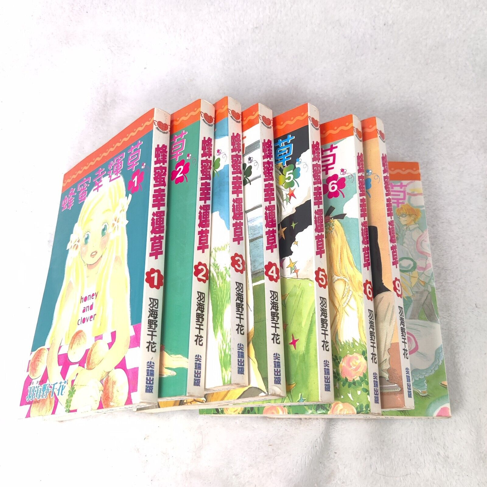 Honey and Clover Vol.1-6,9,10 Comics Set Japanese Manga Books