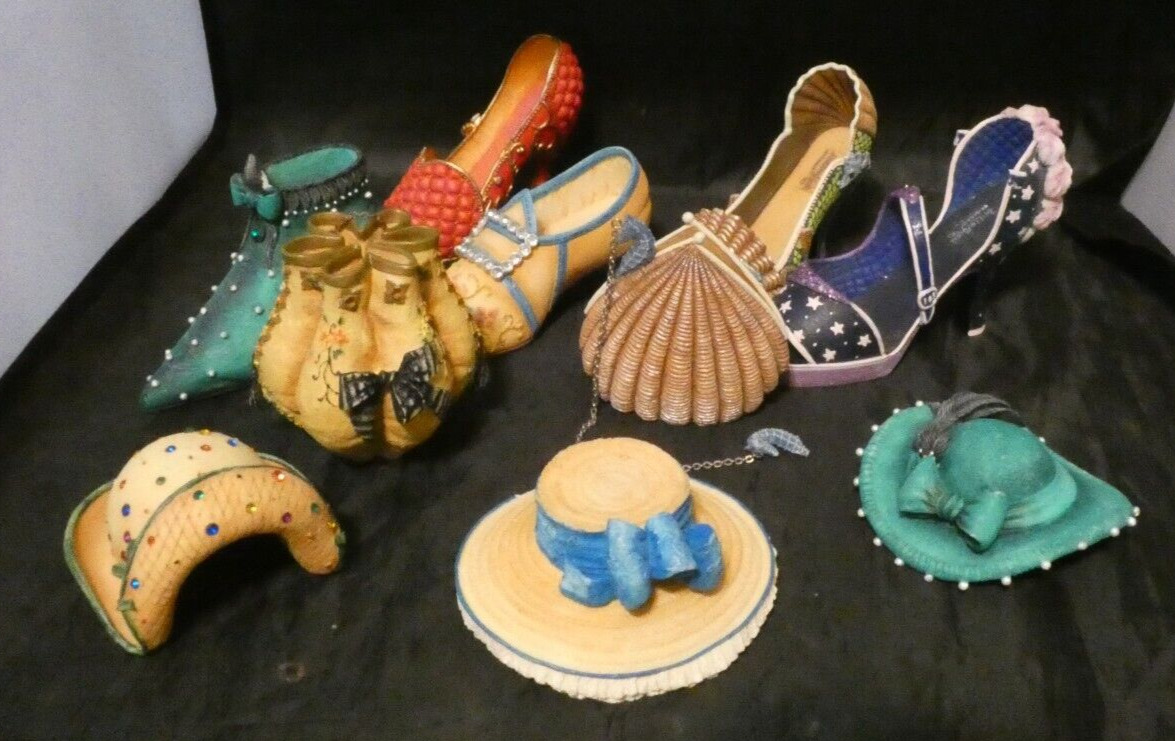 Lot of 10 Willow Hall Purses Hats Shoes