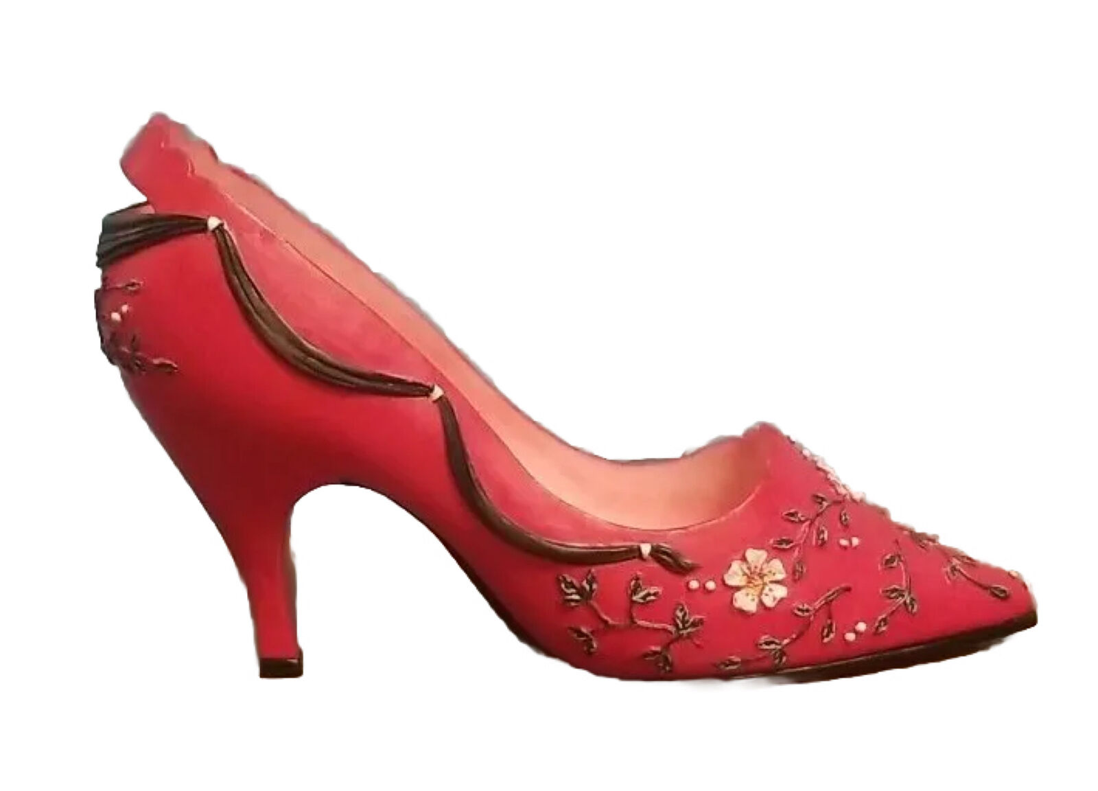 Willow Hall Age Of Elegance Shoes #7217 Scarlet Sensation, c. 1960 Victorian