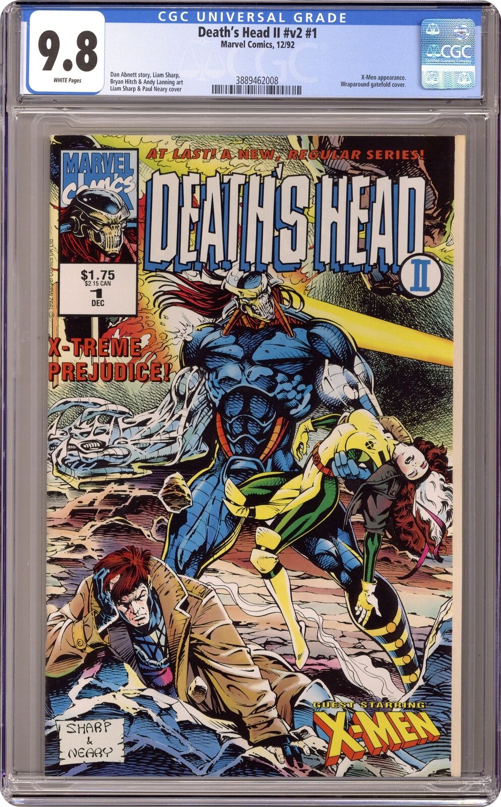 Death's Head II #1 CGC 9.8 1992 3889462008