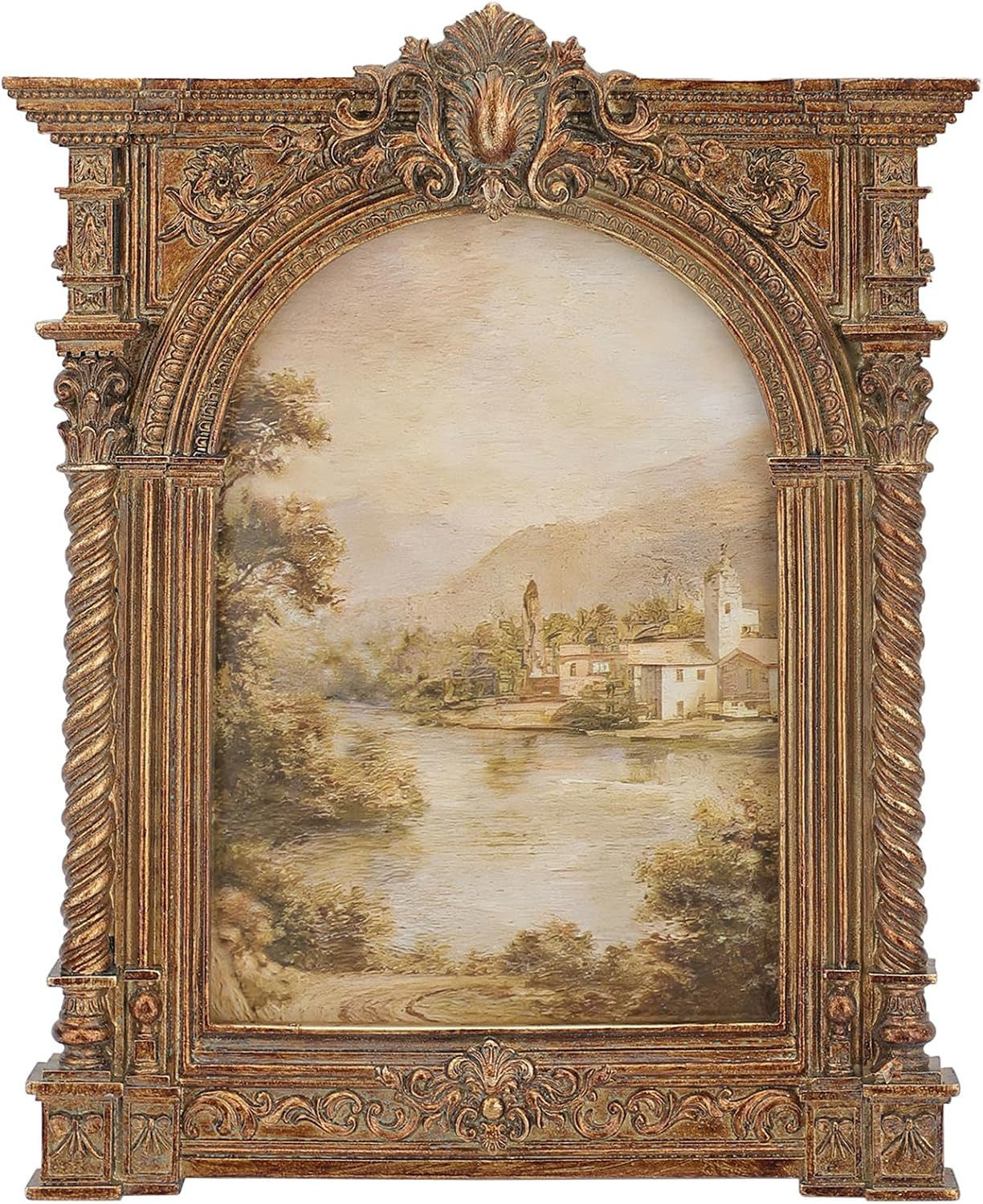 Vintage Picture Frames 5x7 - Victorian Ornate Bronze Frame 5x 7, 5x7 Picture ...