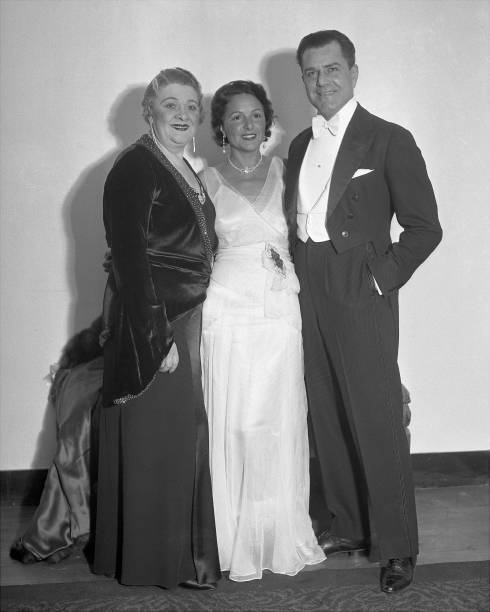 Sophie Tucker Norma Talmadge and Bert Lytell at the Movie Ball .. Old Photo
