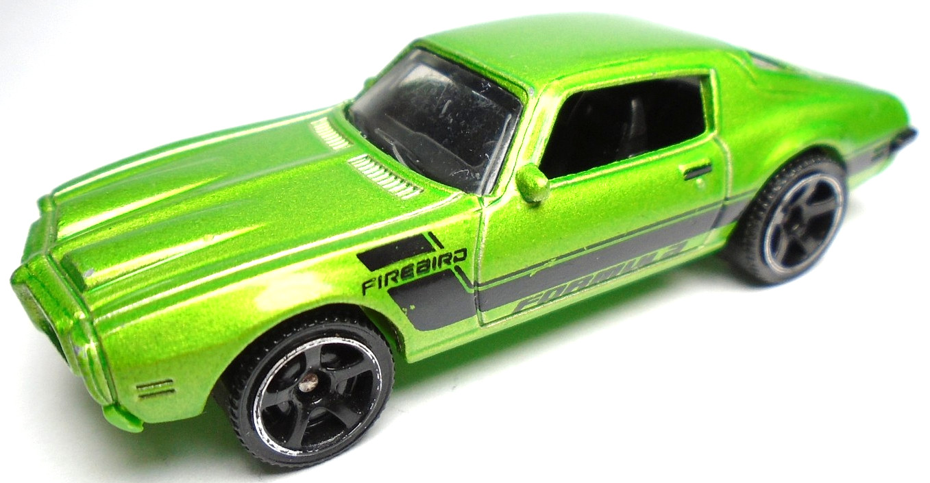 2014 MATCHBOX \'71 PONTIAC FIREBIRD FORMULA GREEN 1:65 DIECAST 2 7/8\
