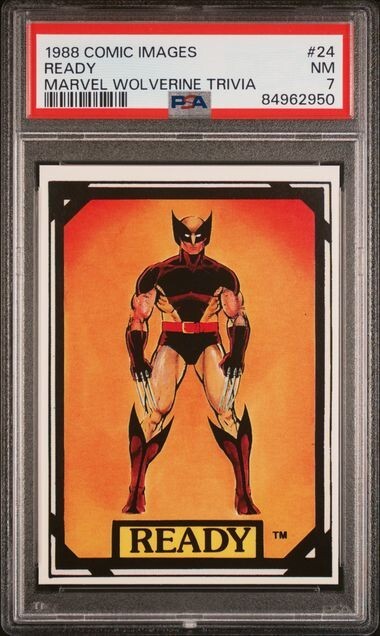 1988 Comic Images Marvel WOLVERINE #24 Ready SP (Pop 24) Mutantrivia NM PSA 7