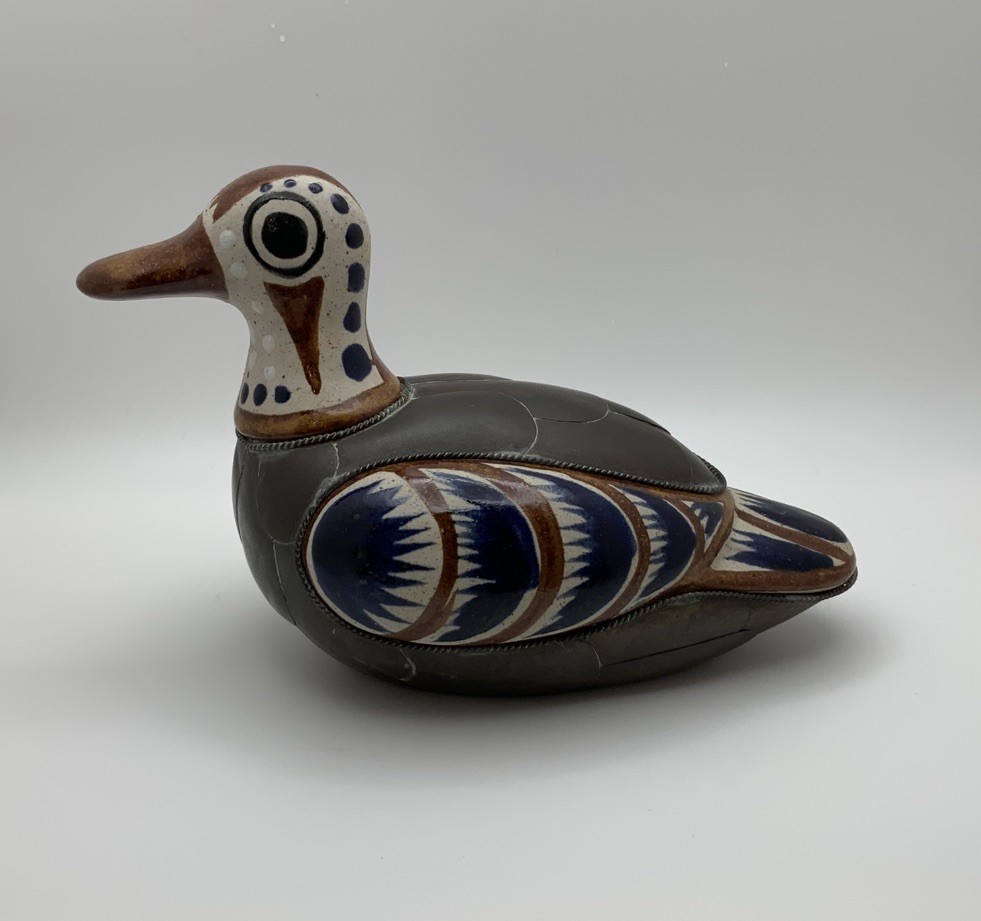 VTG Hand-painted Ceramic Duck Figureine VTG Hand-painted Ceramic Duck Figureine