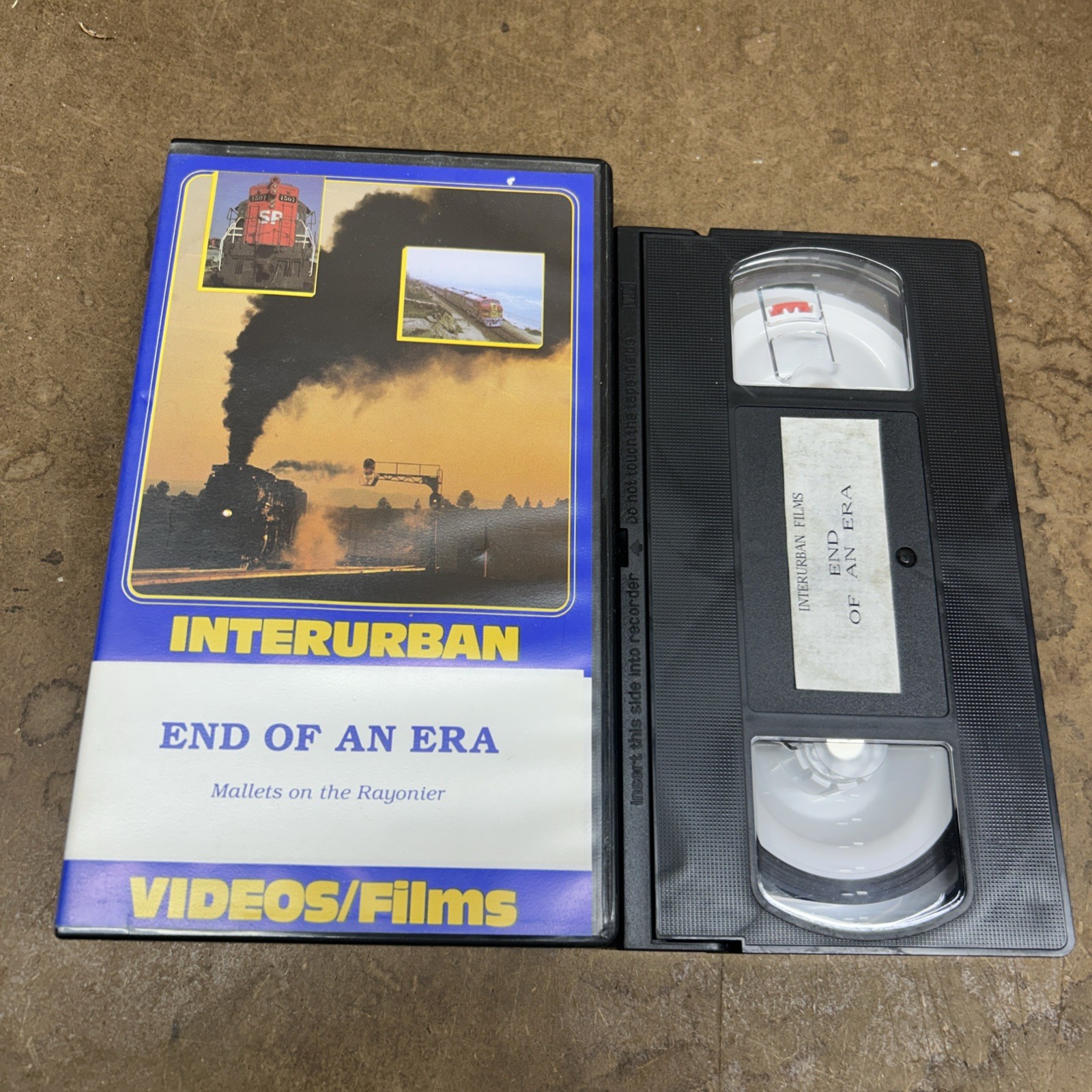 Interurban End Of An Era Mallets On The Rayonier Railroad VHS Vintage Rare HTF