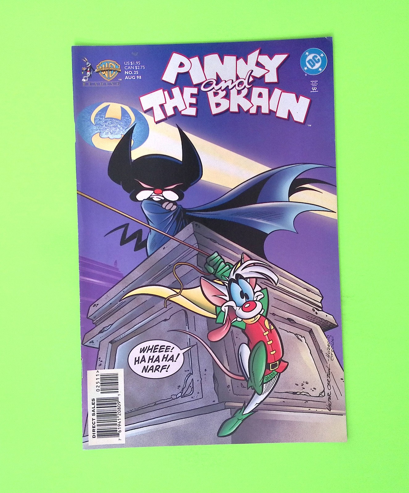 Pinky and the Brain #25 1998 DC Comics High Grade Comic Book Q123-222