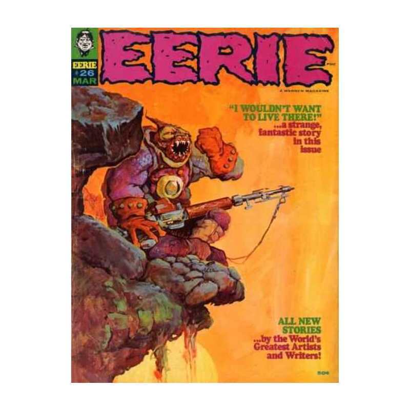 Eerie (1965 series) #26 in Very Fine + condition. Warren comics [p}