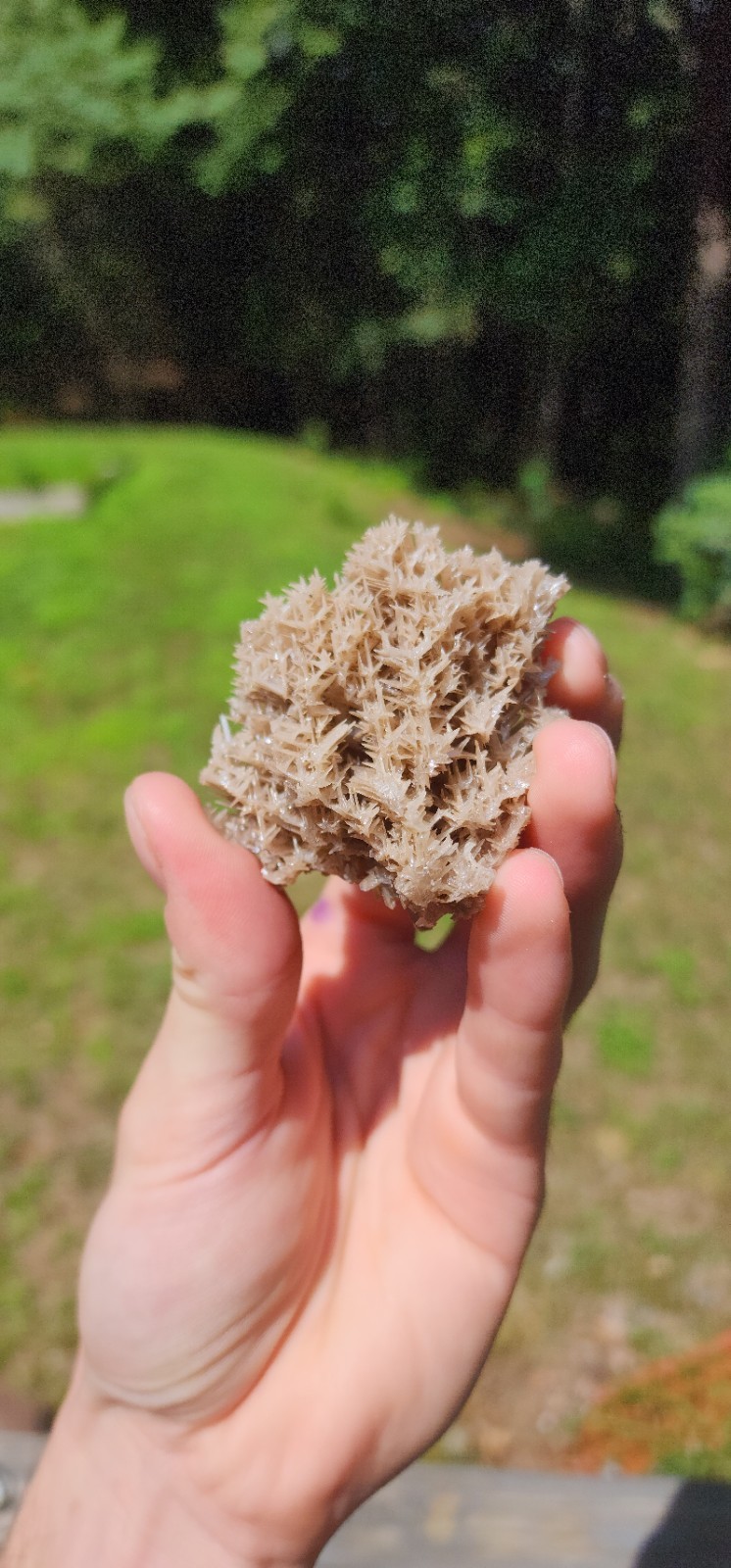 Reticulated Cerussite Crystal Cluster, Nakhlak Mine, Iran (Twinned)
