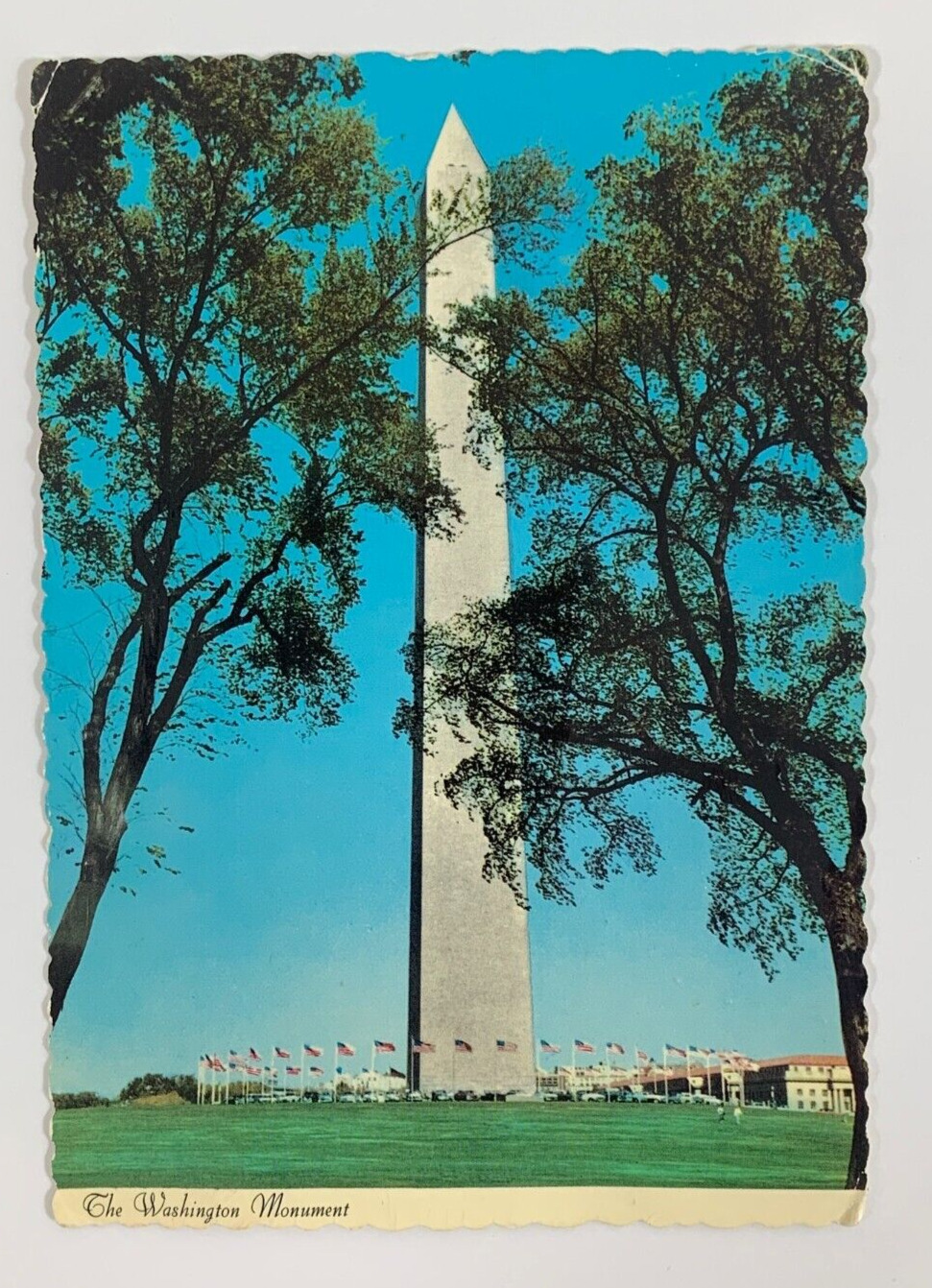The Washington Monument Washington DC Postcard Vintage Posted 1971