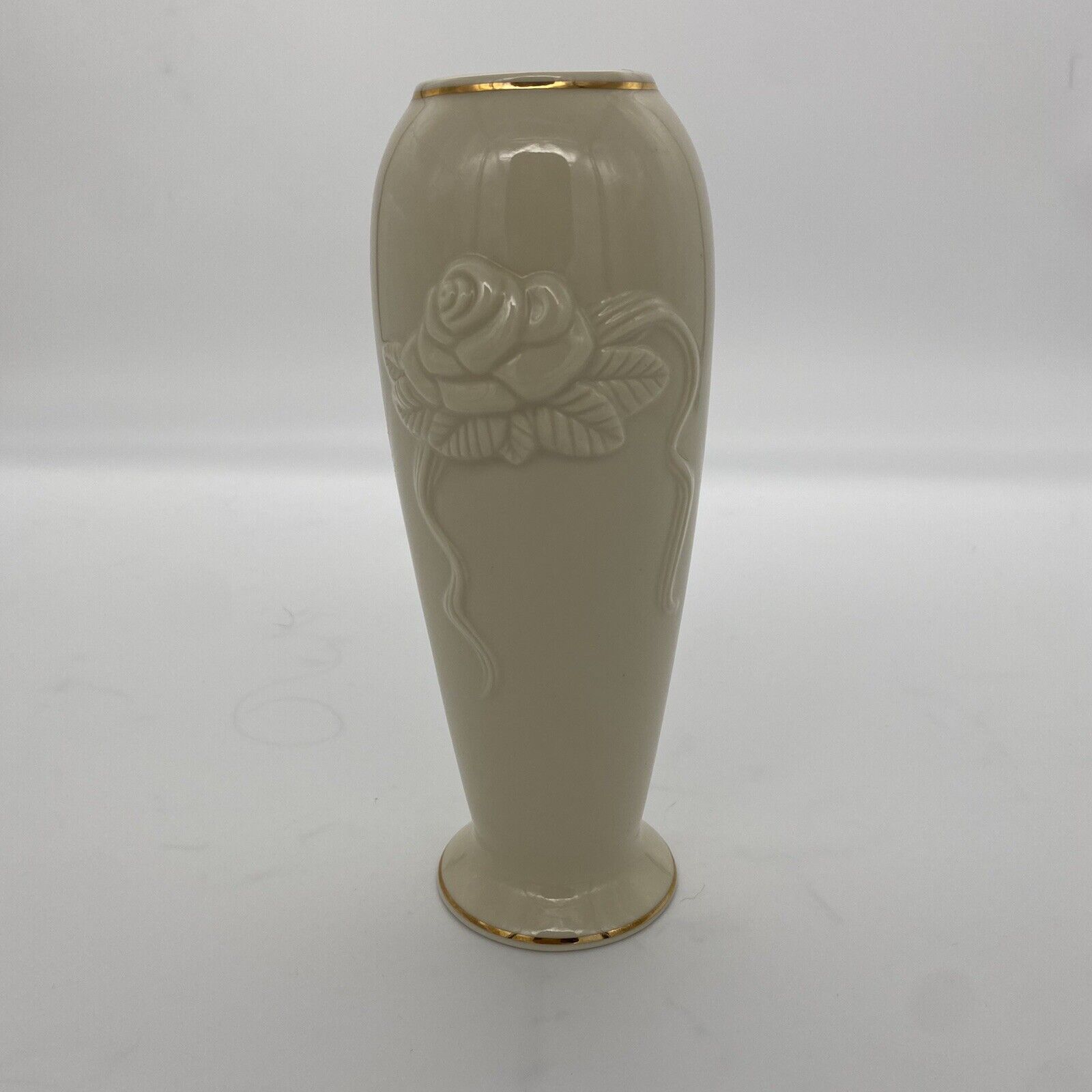 Vintage Lenox Gold Detail Rose Vase
