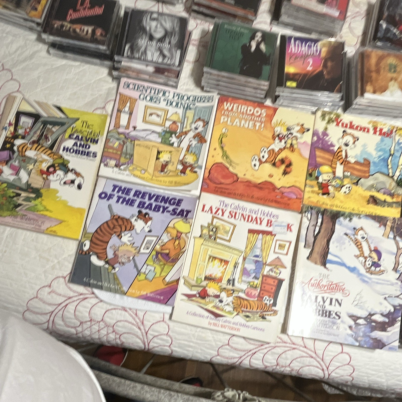 Vintage Calvin and Hobbes Comic Book Lot of 7 - Treasuries & Collections