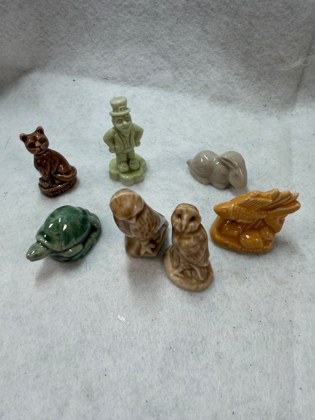 Wade Whimsies Figures and some Unmarked 7 figures Wade Whimsies Figures and some Unmarked 7 figures