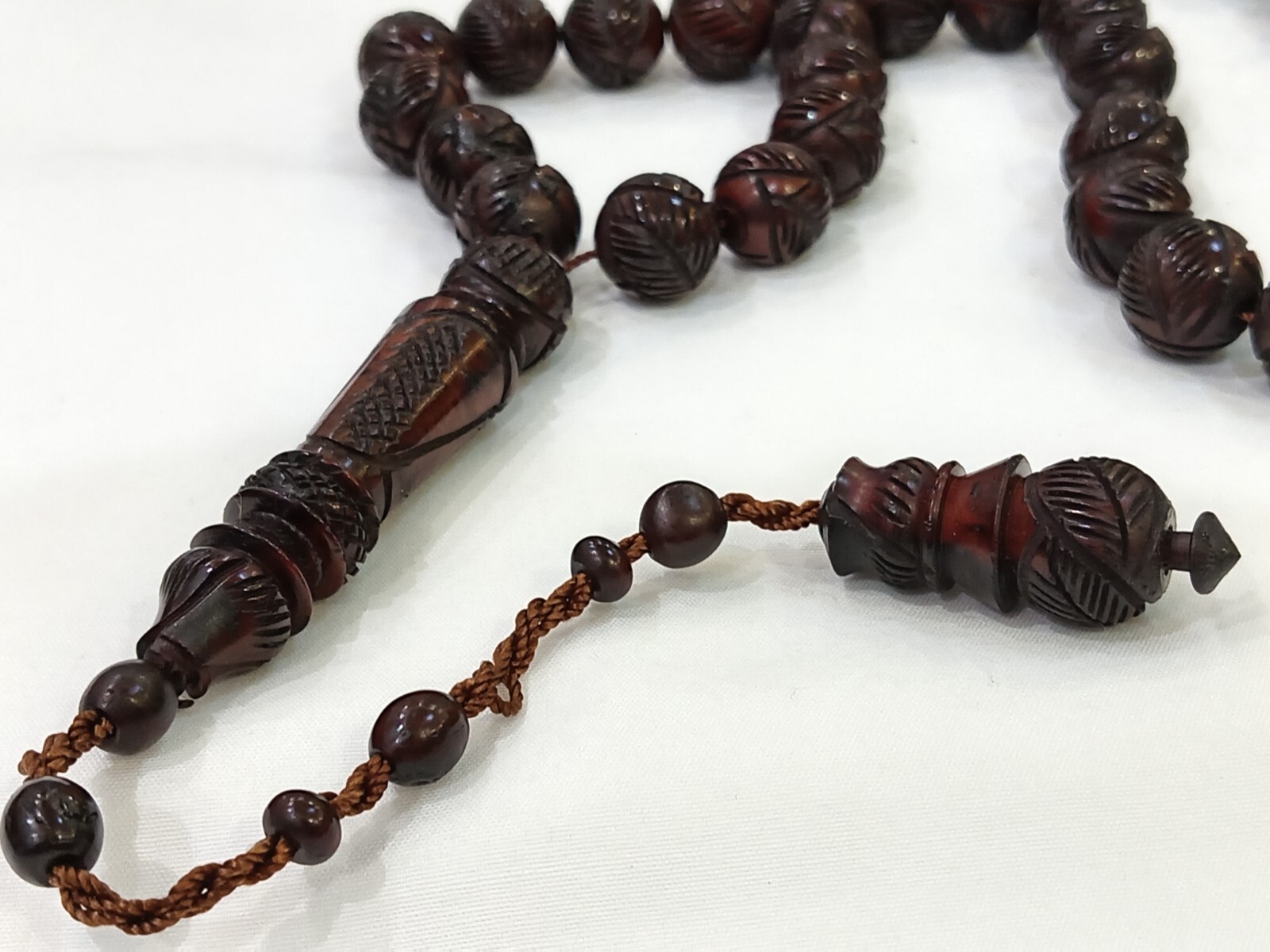 Old Natural Handmade Kuka Narjeen 33 Beads Handcrafted سبحة نرجين طبيعي قديم جدا