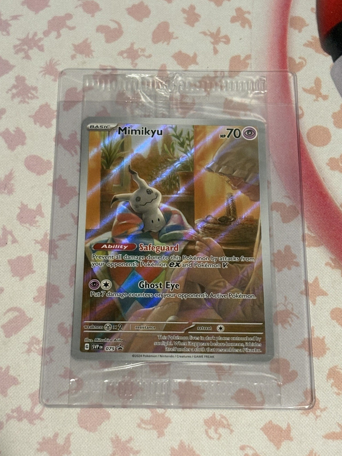 Pokémon TCG Mimikyu Black Star Promo Card SVP075 Sealed