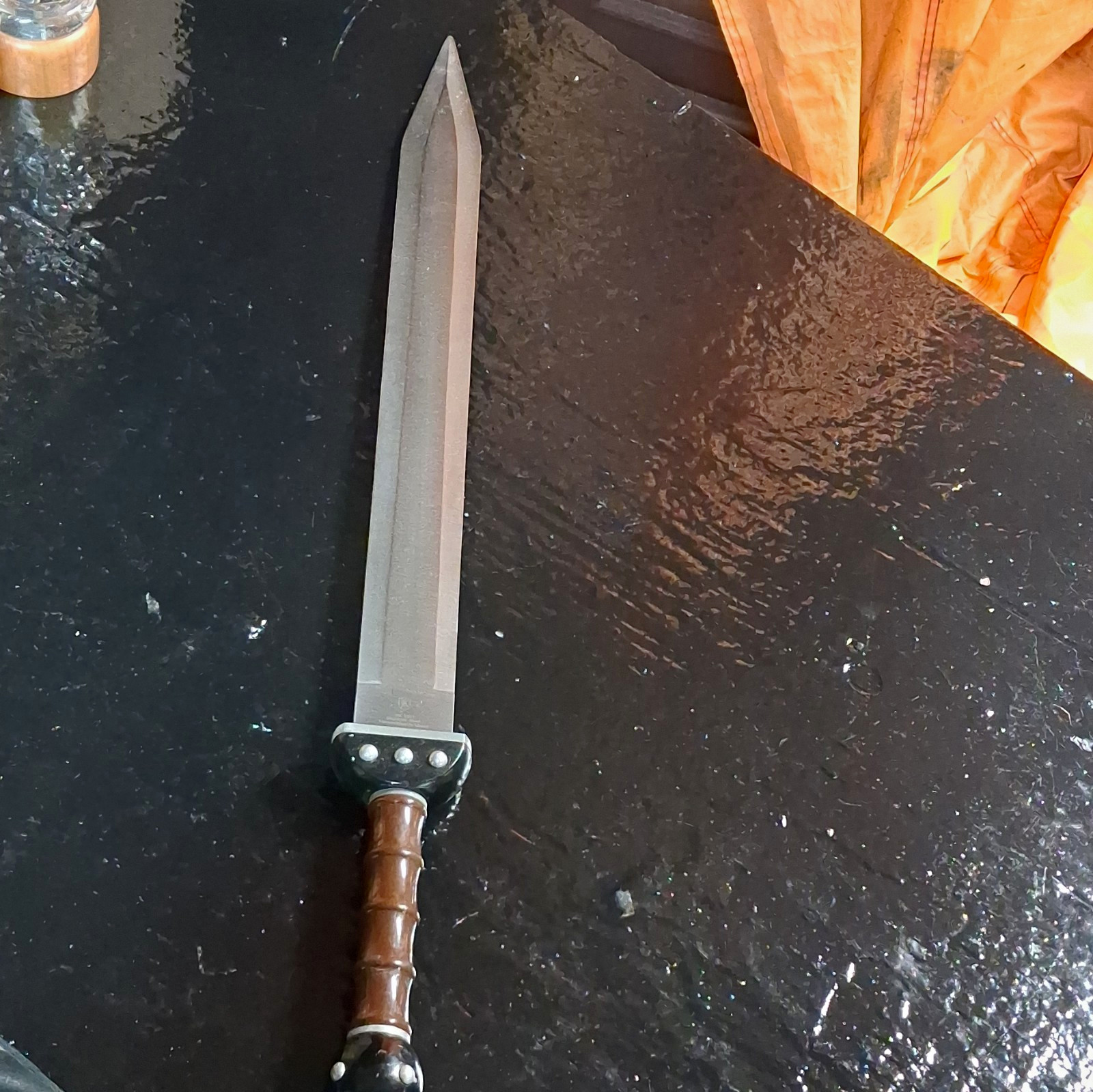 BK 1927 Stainless Steel Double Edge Dagger, Full Tang Wood Handle BK 1927 Stainless Steel Double Edge Dagger, Full Tang Wood Handle