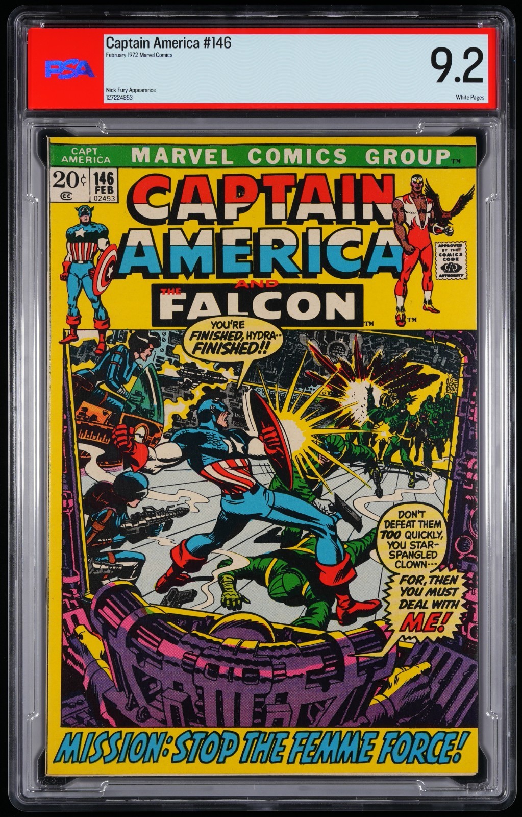 Captain America #146 PSA 9.2 Captain America #146 PSA 9.2