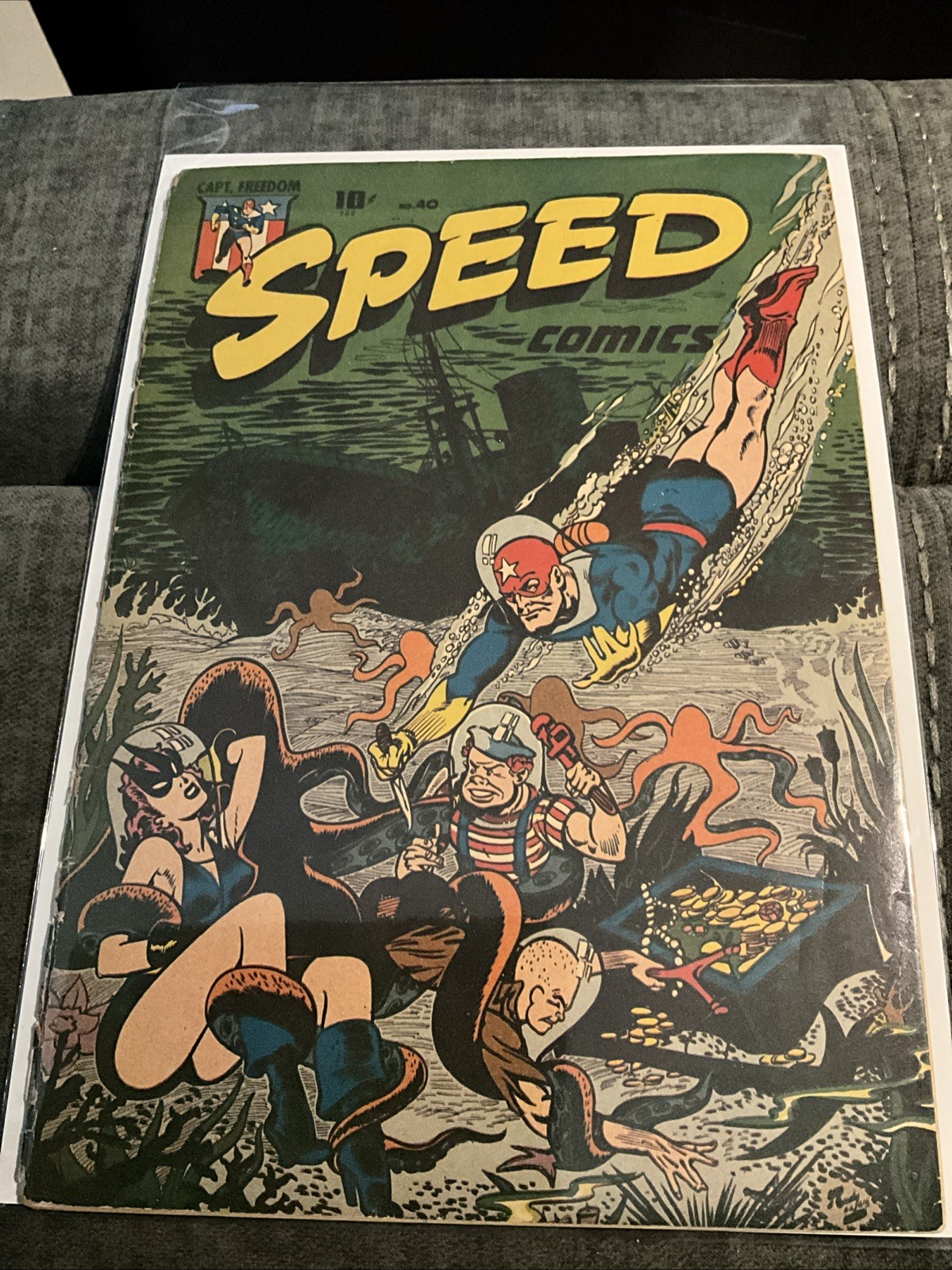 Speed Comics #40 Harvey Comics 1945