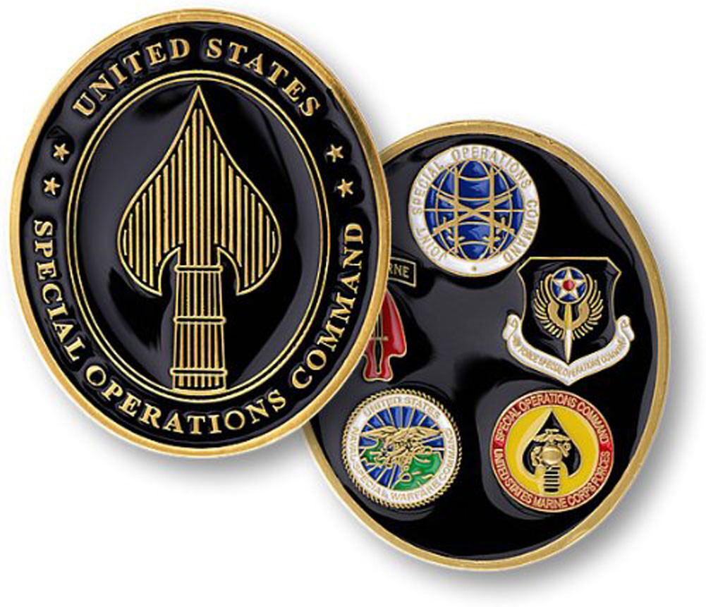 NEW U.S. Special Operations Command Challenge Coin. NEW U.S. Special Operations Command Challenge Coin.