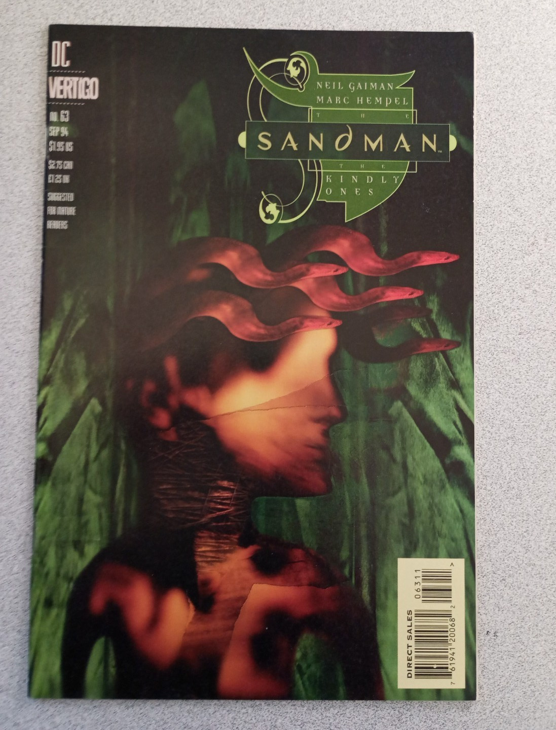 The Sandman 63 DC Vertigo Comics 1994 Neil Gaiman The Kindly Ones Part 3 The Sandman 63 DC Vertigo Comics 1994 Neil Gaiman The Kindly Ones Part 3