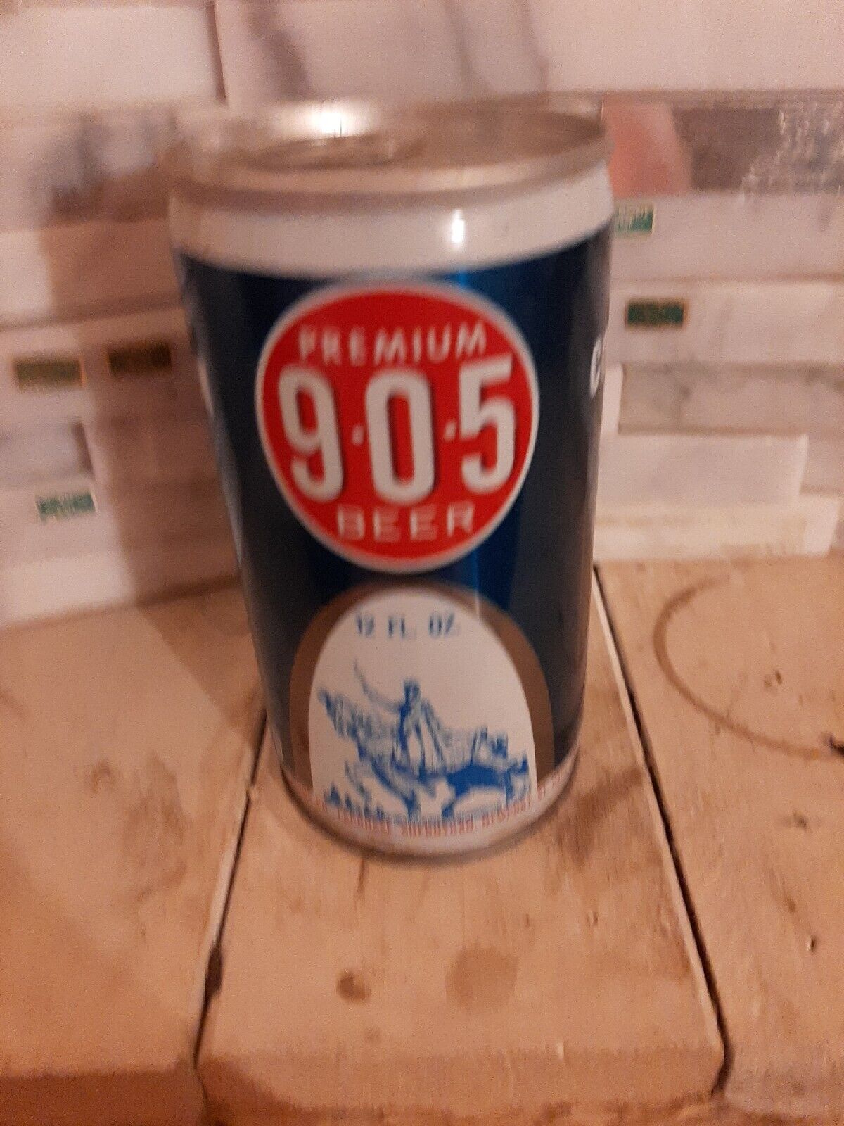 905 Premium Beer Can Crimp Steel G. Heileman 5 Cities - You\'re In Country