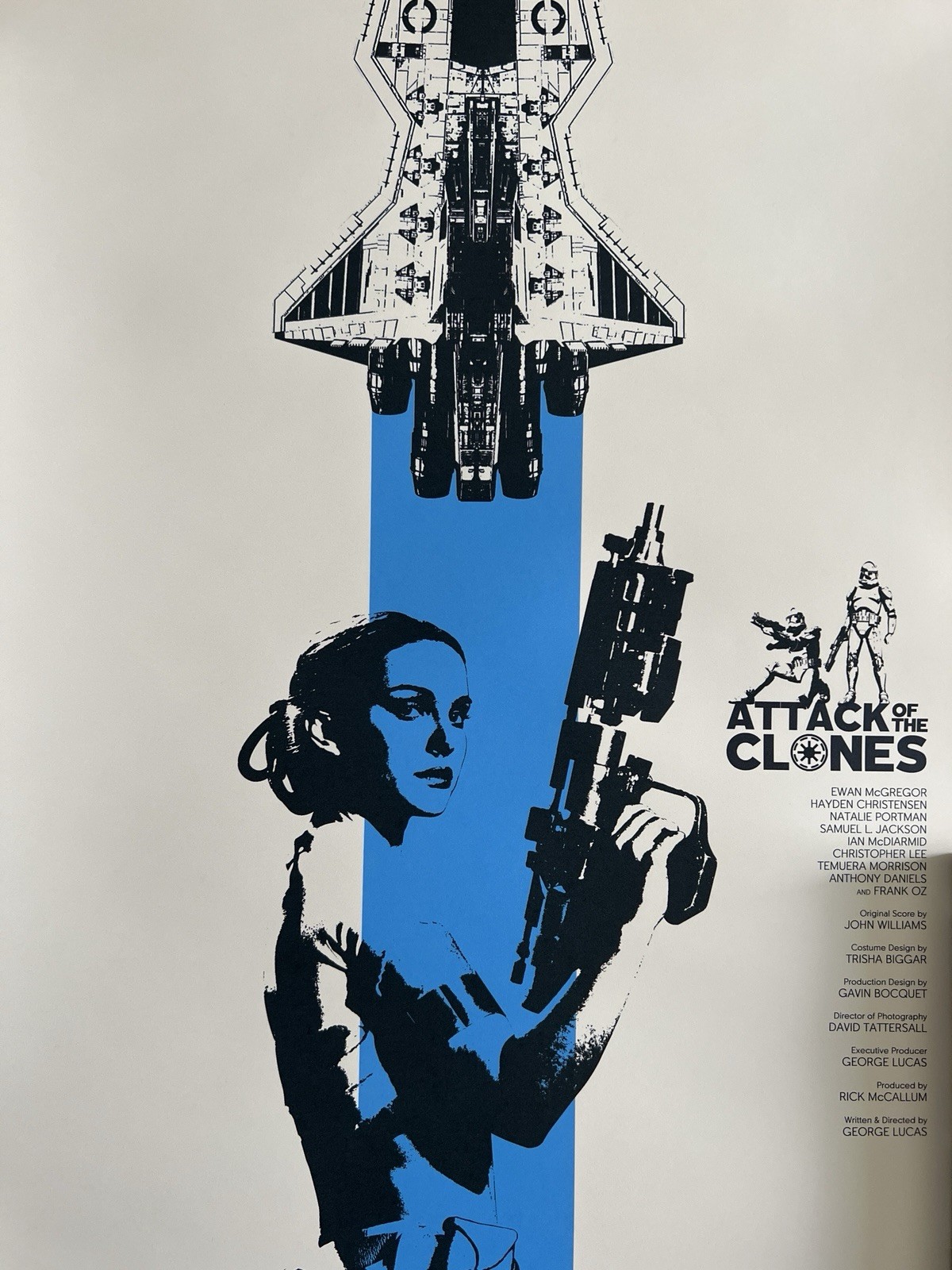 Attack of the Clones 11” X 17” Minimalist Art Print STAR WARS Padme Amidala New Attack of the Clones 11” X 17” Minimalist Art Print STAR WARS Padme Amidala New
