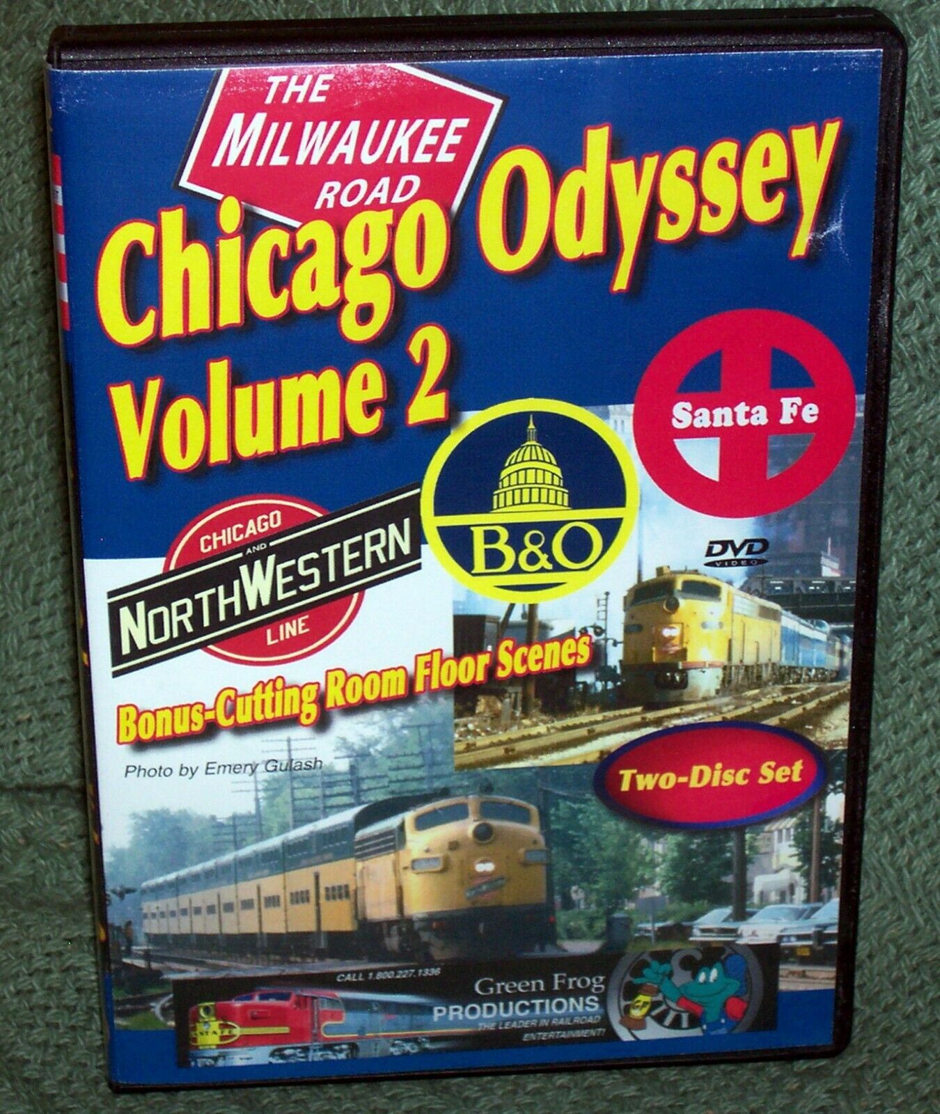 20013 DVD CHICAGO ODYSSEY VOL. 2 VINTAGE 60'S 70'S CNW B&O CB&Q SOO LINE GM&O