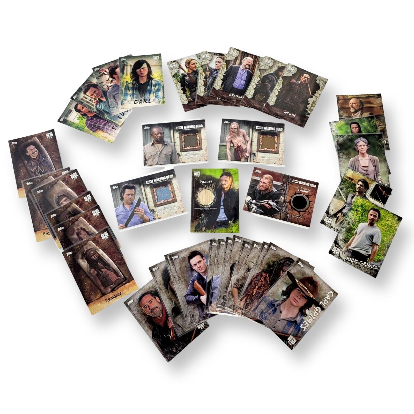 Topps AMC The Walking Dead Insert & Relic Card Collection Lot (39) Various Years
