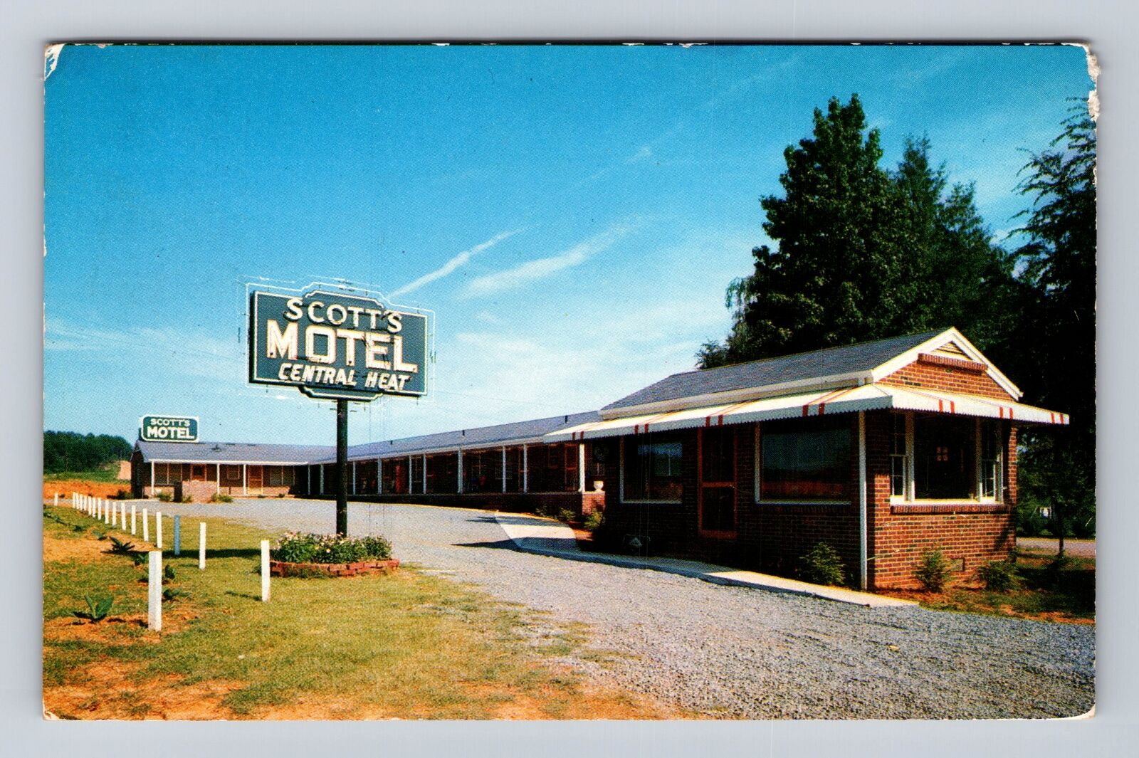 Cartersville GA-Georgia, Scott's Motel, U.S. 41, Antique Vintage Postcard