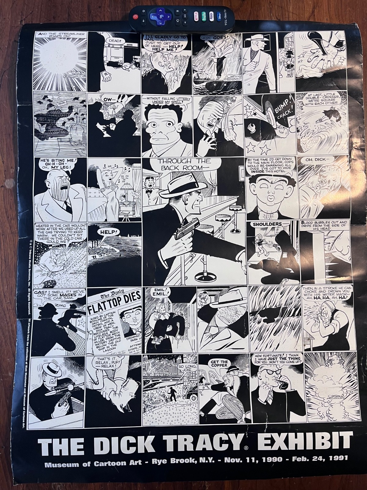The Dick Tracy Exhibit – Vintage Exhibition Poster (1990–1991)