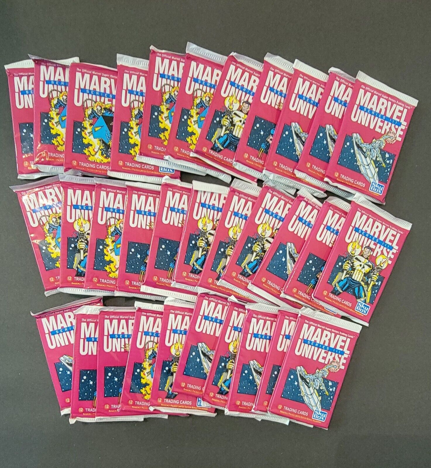 One/1--1992 SkyBox Impel MARVEL  Universe Series III Trading Cards, sealed pack
