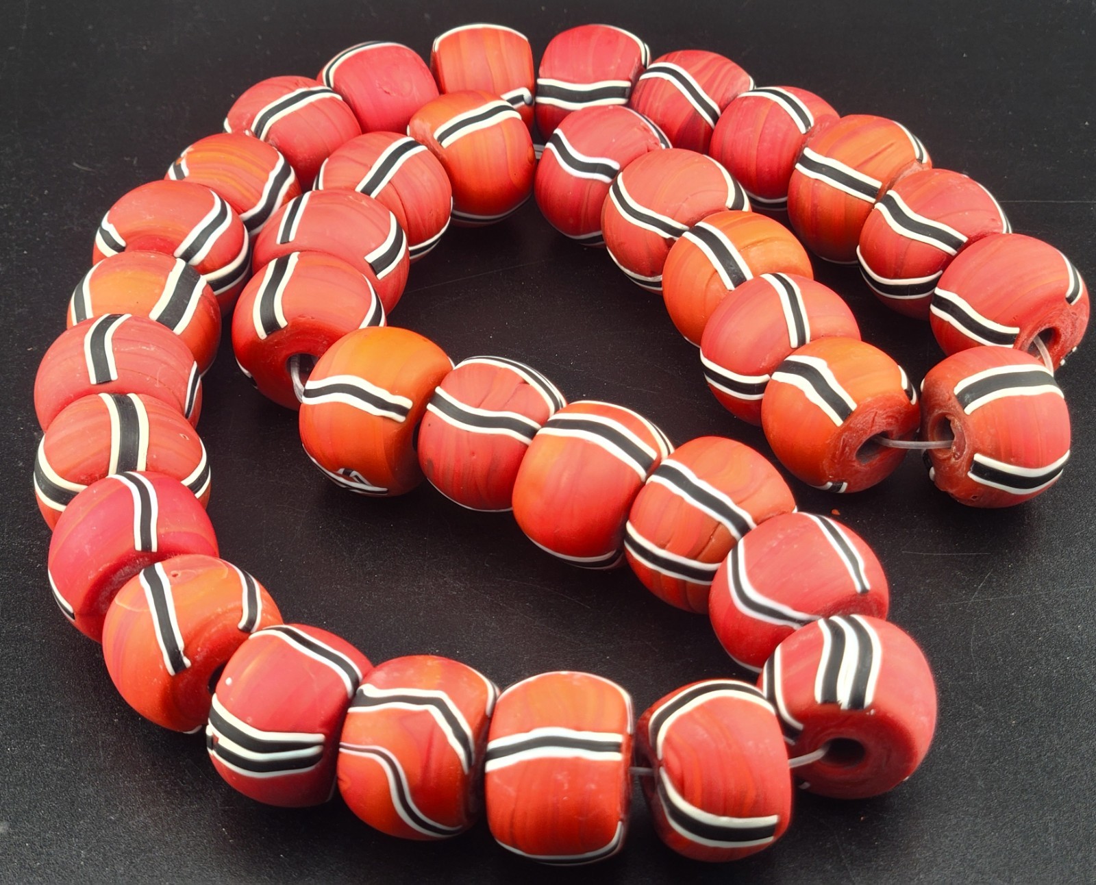beautiful Venetian Antique style african glass beads old Beads 21mm beautiful Venetian Antique style african glass beads old Beads 21mm