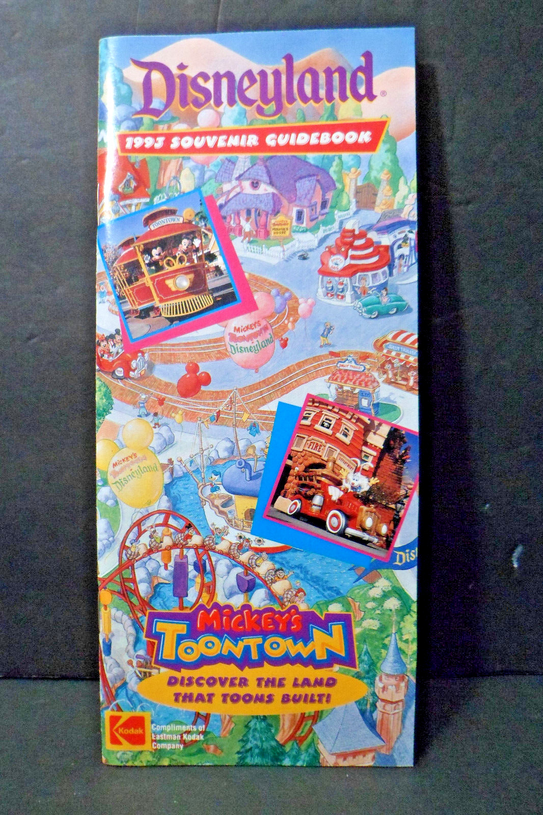 Disneyland 1993 Souvenir Guidebook - Mickey\'s Toowntown Opening Days - New