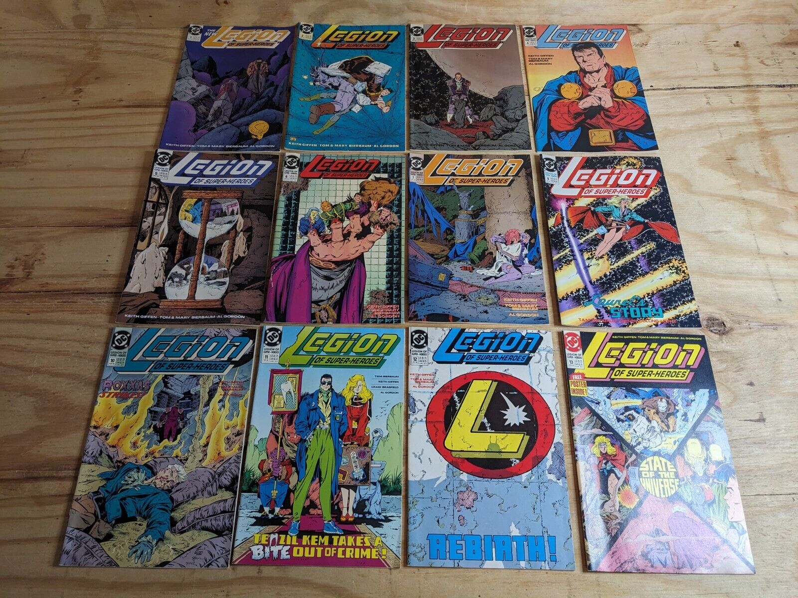 Legion Of Super-Heroes KEY ISSUES VOL 4 1989 #1-7,9-13 RUN-SET-SERIES 