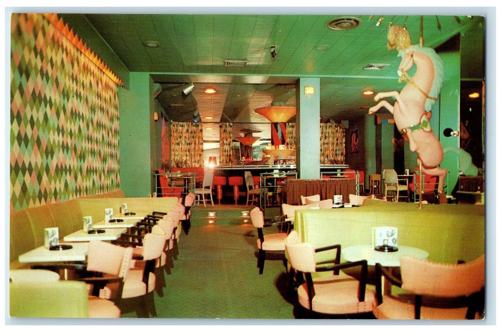 c1960's New Hotel Monteleone Interior New Orleans Louisiana Unposted Postcard